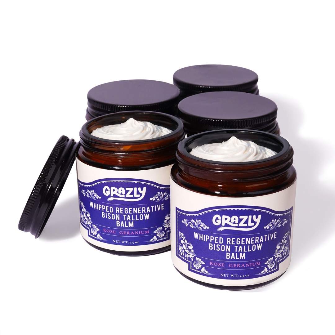 Whipped Bison Tallow & Manuka Honey Moisturizing Balm